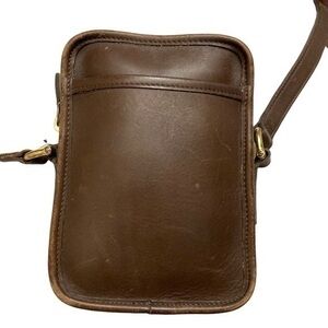 Coach Brown leather kit Bag (#9973) crossbody camera bag